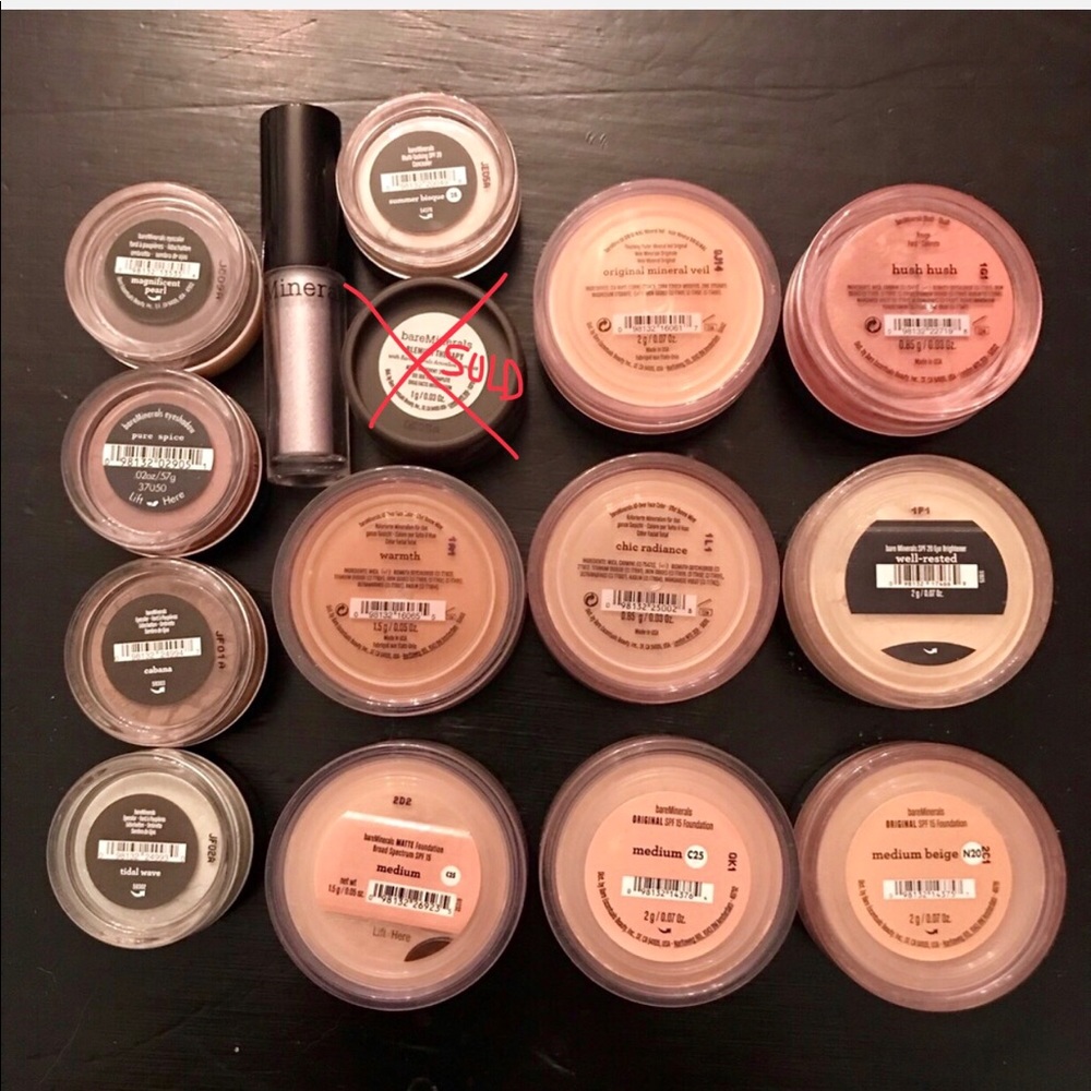 bareMinerals Foundation Eyeshadow Concealer Lot